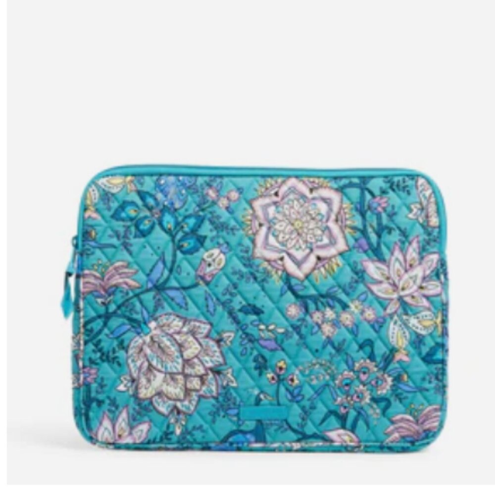 Vera Bradley Peacock Garden -  Laptop Sleeve